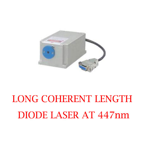 Stable Wavelength 447nm Long Coherent Length Blue Laser 1~30mW